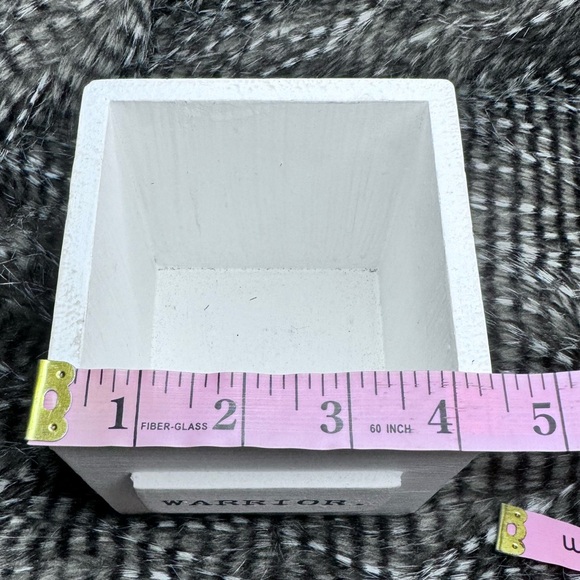 “Warrior.” Multi Purpose Holder Box 4.5”x4.5”x4.5” - Picture 5 of 5